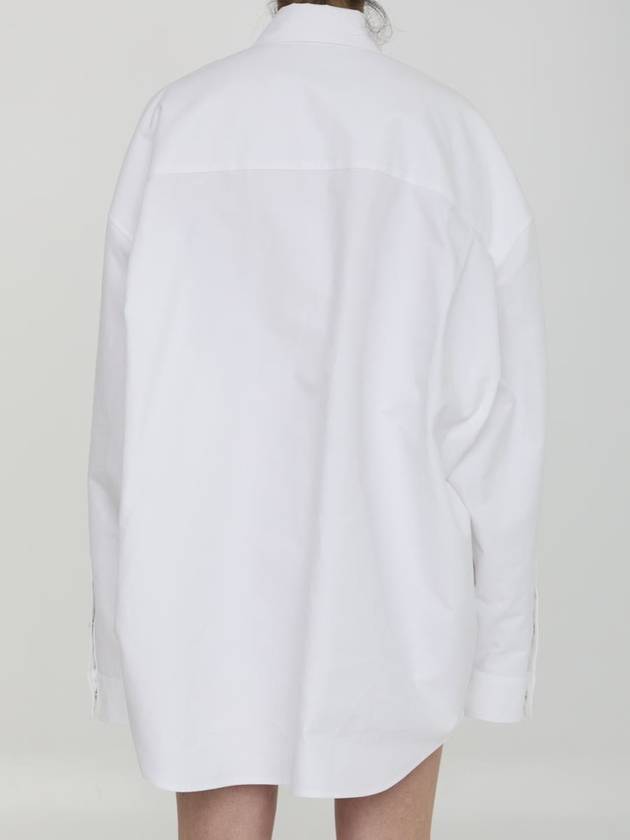 Outerwear Large Fit Shirt White - BALENCIAGA - BALAAN 5