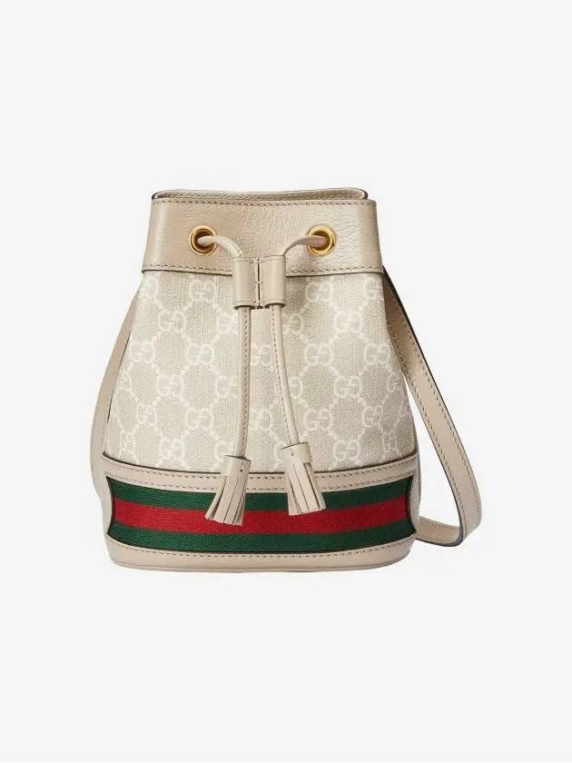 Ophidia GG Small Bucket Bag Beige White - GUCCI - BALAAN 2