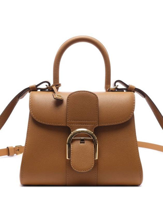 Brillant Rodeo Calf Vegetal Small Tote Bag Brown - DELVAUX - BALAAN 2