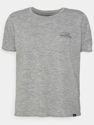 Capilene Cool Daily Graphic Short Sleeve T-Shirt Feather Grey - PATAGONIA - BALAAN 1