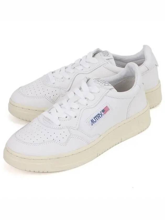 Medalist Goatskin Low Top Sneakers White - AUTRY - BALAAN 2