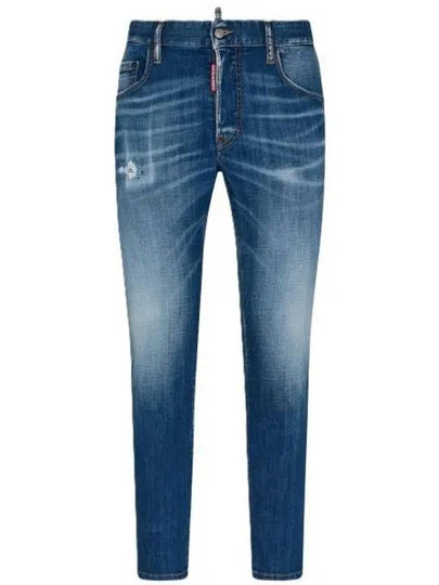 Distressed Skinny Jeans Blue - DSQUARED2 - BALAAN 2