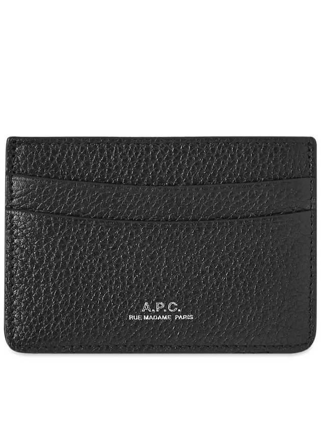 Andre Grain Card Wallet Black - A.P.C. - BALAAN 1