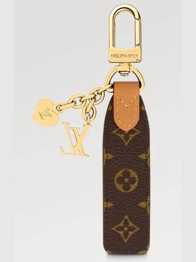 Logo Pattern Cherished Tab Key Holder Brown - LOUIS VUITTON - BALAAN 4