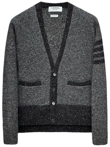 Diagonal armband mohair cardigan MKC367A 035 - THOM BROWNE - BALAAN 1