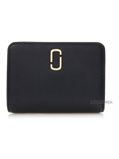 The J Marc Mini Compact Half Wallet Black - MARC JACOBS - BALAAN 2