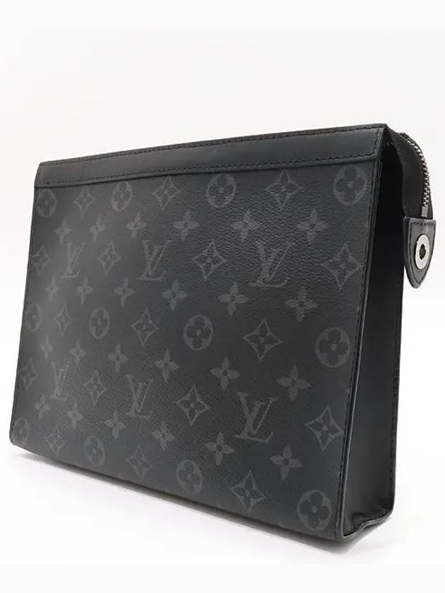 M61692 Monogram Eclipse Pochette Voyage MM Clutch - LOUIS VUITTON - BALAAN 3