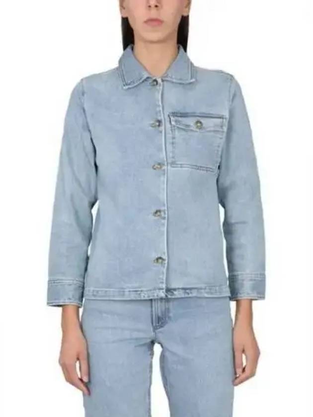 Women's Zenith Denim Jacket Light Blue - A.P.C. - BALAAN 2