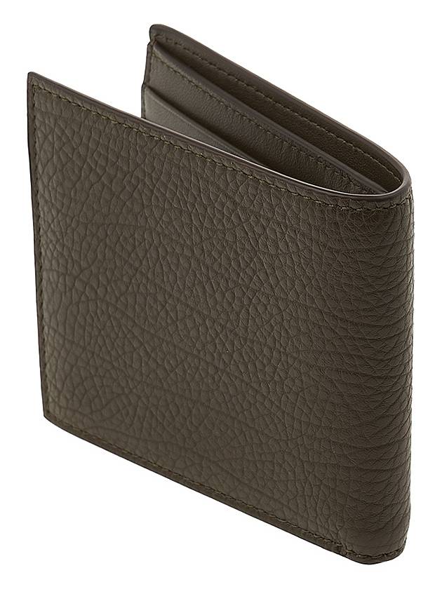 B Cut Bifold Leather Half Wallet Military - BURBERRY - BALAAN 4