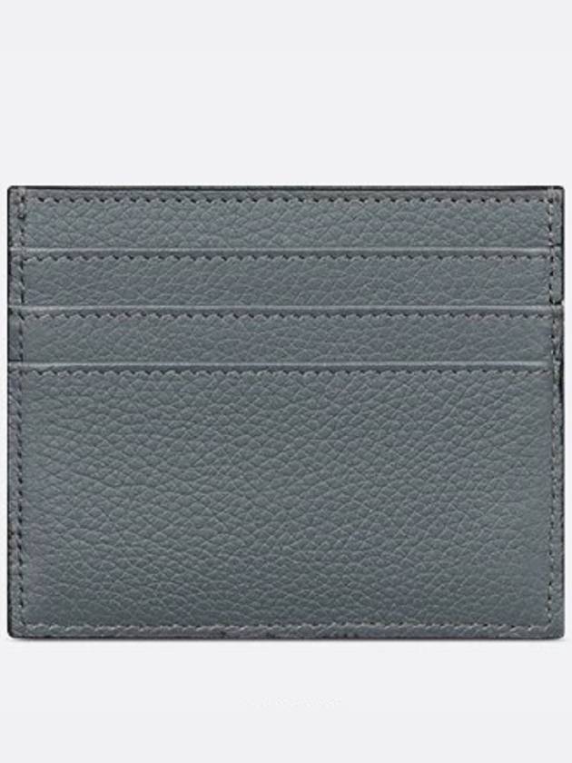 Oblique Saddle Card Wallet Deep Grey - DIOR - BALAAN 5