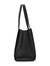 Gemini Leather Tote Bag Black - SALVATORE FERRAGAMO - BALAAN 3