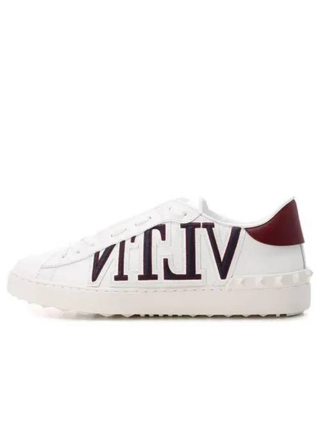 Open Stud Low Top Sneakers Brown - VALENTINO - BALAAN 2