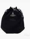 Logo Plaque Drawstring Bucket Bag Black - VIVIENNE WESTWOOD - BALAAN 2