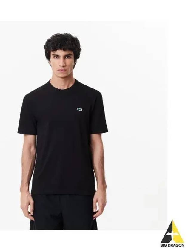 Men s Basic Training T Shirt Black - LACOSTE - BALAAN 1