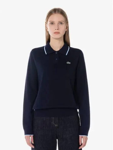 Women s basic polo t shirt sweater AH813E 54NF HD domestic product GQ2N24082230830 - LACOSTE - BALAAN 1