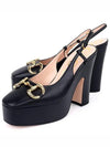 Women High Heel Pumps Heel Black - GUCCI - BALAAN.