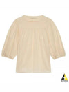 Women's Short Sleeve T-Shirt 2EVB03 V13033 002 - VANESSA BRUNO - BALAAN 2