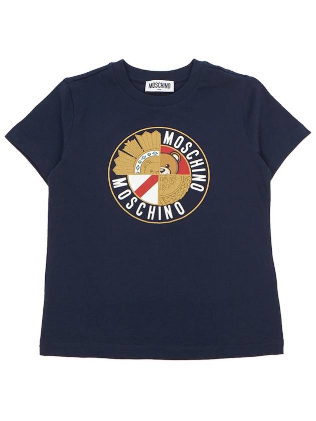 Kids short sleeve t shirt H9M03L LAA23 40016 Adults can wear - MOSCHINO - BALAAN 1