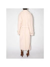 Acne Studios Single breasted boucl coat A90562 POWDER PINK - ACNE STUDIOS - BALAAN 3