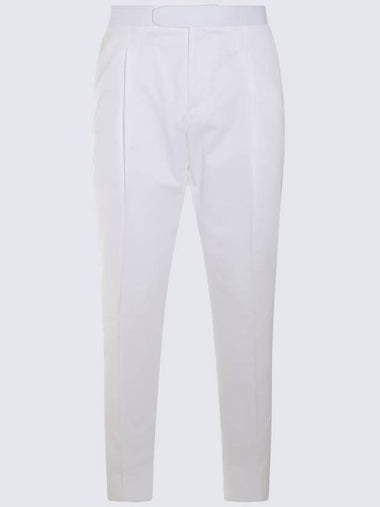 Brioni White Cotton Pants - BRIONI - BALAAN 1