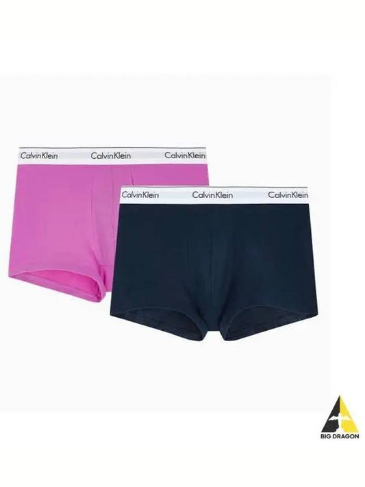 UNDERWEAR Men s Modern Cotton Stretch Trunks 2PK NB1086LZT - CALVIN KLEIN - BALAAN 1