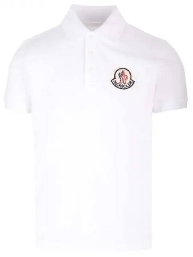 Logo Patch Polo Shirt 270638 - MONCLER - BALAAN 1