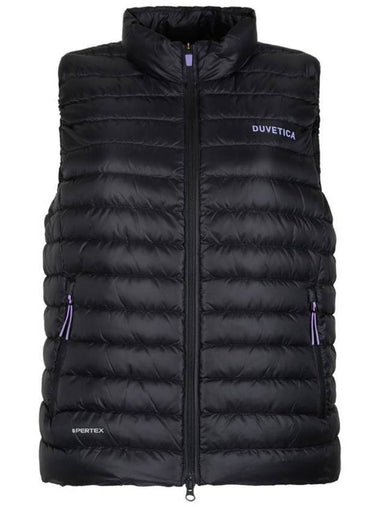 Neass Logo Padded Vest Black - DUVETICA - BALAAN 1