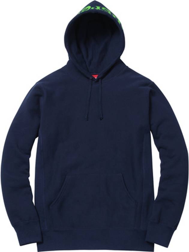 expression mother hooded navy Sick Mother Hooded Sweatshirt Navy - SUPREME - BALAAN 1