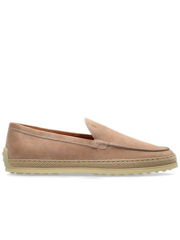 Tod’s Suede Shoes Type Loafers, Women's, Pink - TOD'S - BALAAN 1