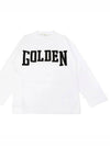 Logo Overfit Sweatshirt White - GOLDEN GOOSE - BALAAN 7