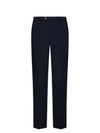 Lace Sure Fit Cotton Straight Pants Blue - BRUNELLO CUCINELLI - BALAAN 2