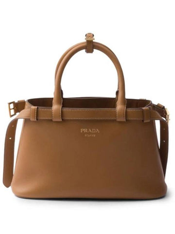 small belted leather two-way bag 1BA418VOOO2CYS - PRADA - BALAAN 1