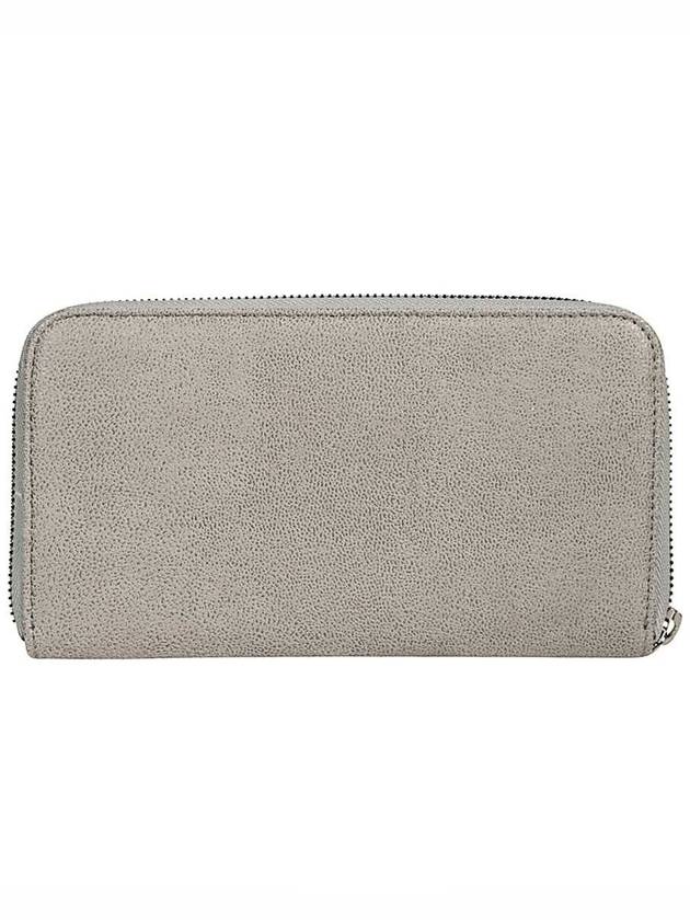 Falabella zipper long wallet gray - STELLA MCCARTNEY - BALAAN 7