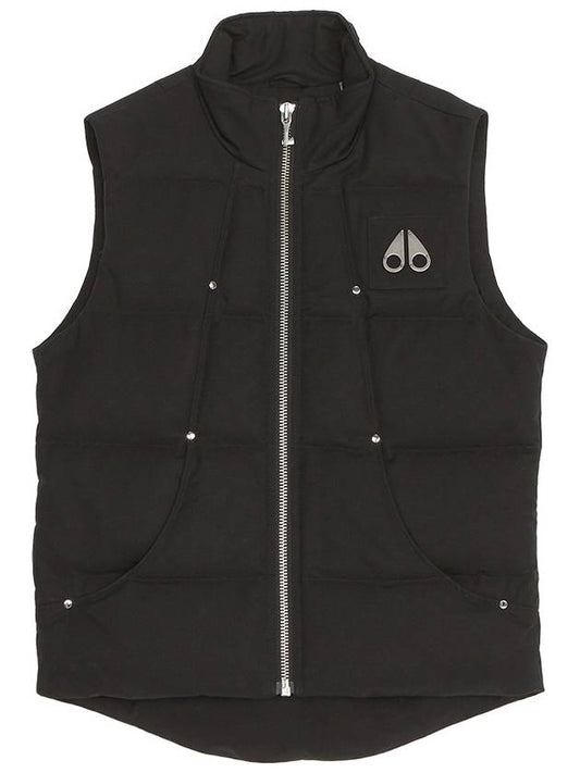 Logo Montreal Padded Vest Black - MOOSE KNUCKLES - BALAAN 2