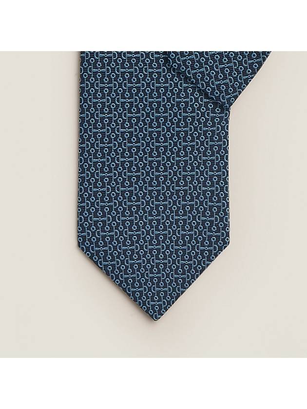 Double Baucher Tie Marine - HERMES - BALAAN 3