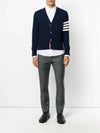 Men's Diagonal Classic Cashmere Cardigan Navy - THOM BROWNE - BALAAN 3