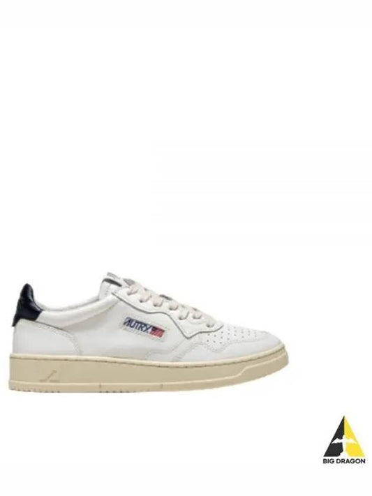 Medalist Black Heel Tab Low Top Sneakers White - AUTRY - BALAAN 2