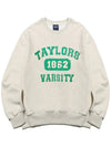 Varsity Overfit Sweatshirt Oatmeal - TAILOR STUDIO - BALAAN 3