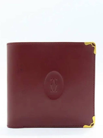 L3000467 Ruby Line 6 Credit Card Half Wallet - CARTIER - BALAAN 1