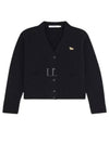 Baby Fox Patch Boxy Cardigan Navy - MAISON KITSUNE - BALAAN 2