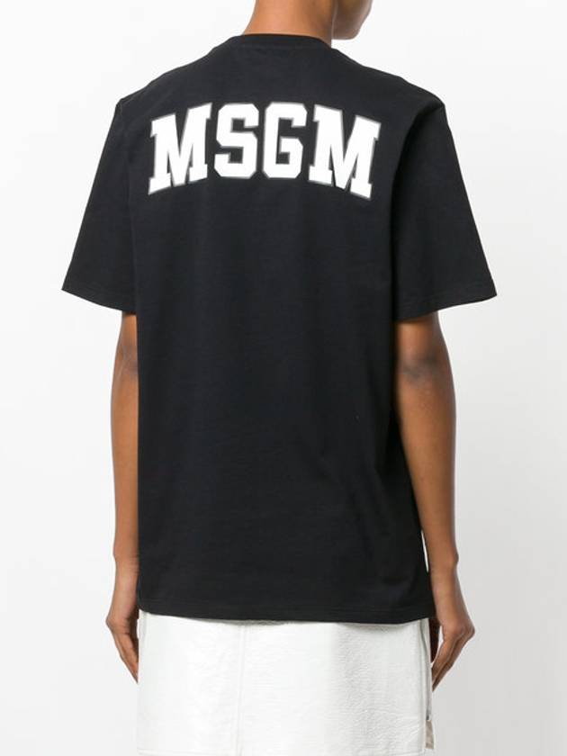 MSGM logo cotton short sleeve tshirt - MSGM - BALAAN 3