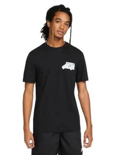 Men's Sportswear Moving Company Short Sleeve T-Shirt Black - NIKE - BALAAN 2