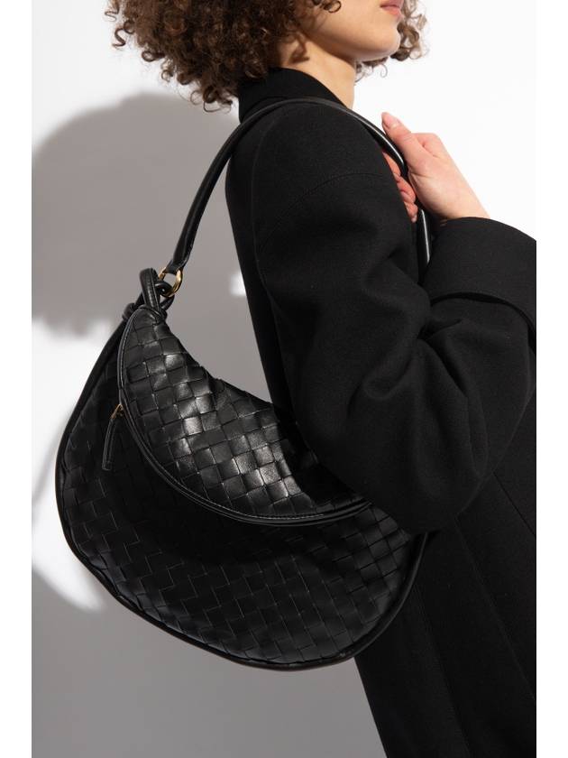 Intrecciato Gemelli Medium Tote Bag Black - BOTTEGA VENETA - BALAAN 3