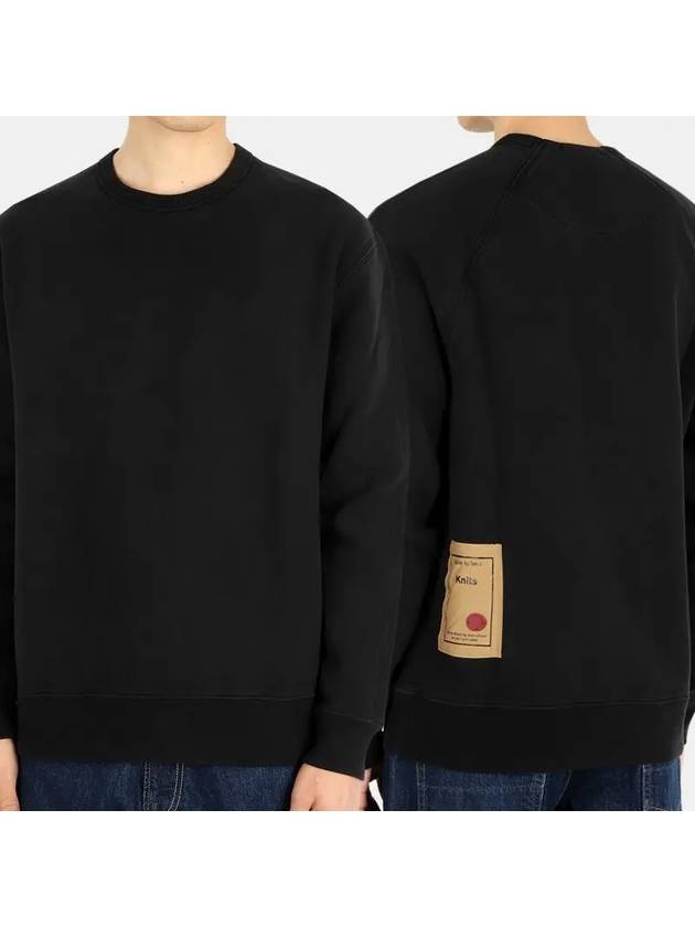 back logo patch sweatshirt black - TEN C - BALAAN 3