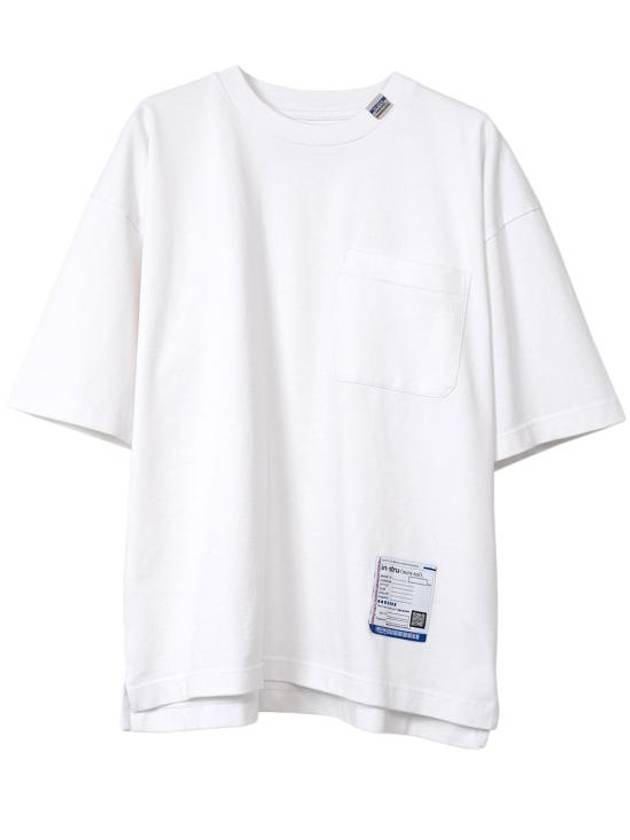 Cotton Short Sleeve T-Shirt White - MAISON MIHARA YASUHIRO - BALAAN 1