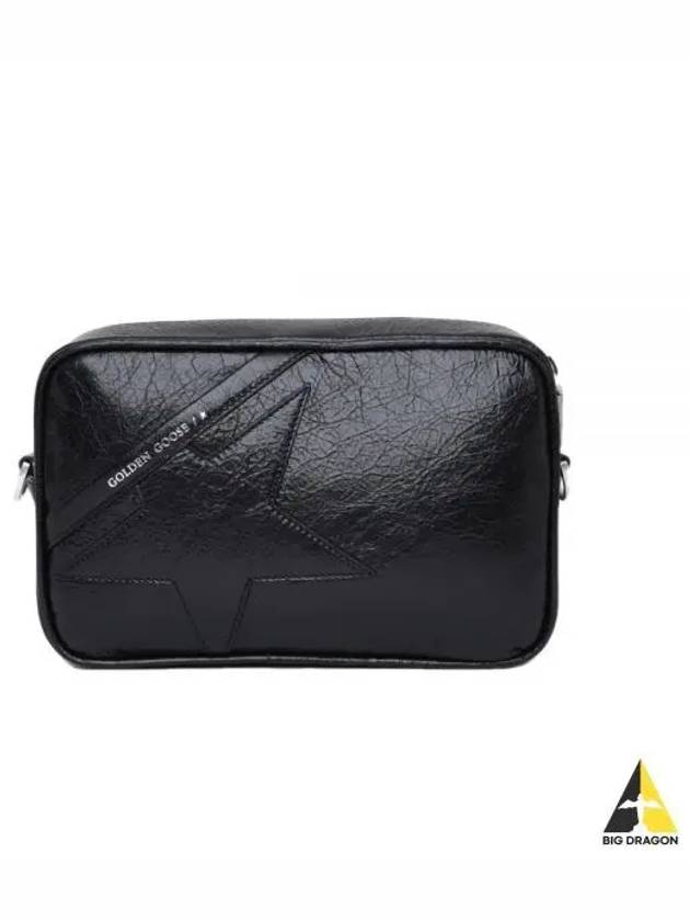 Glossy Leather Star Cross Bag Black - GOLDEN GOOSE - BALAAN 2