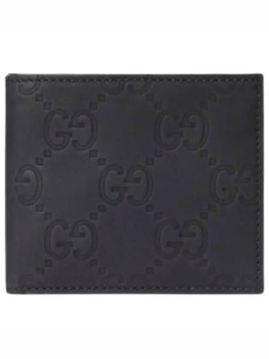 GG Rubber Effect Half Wallet Black - GUCCI - BALAAN 2