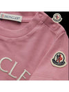 Baby Girl T shirt Leggings Top and Bottom Set Pink 8C00022 8790N 525 - MONCLER - BALAAN 6