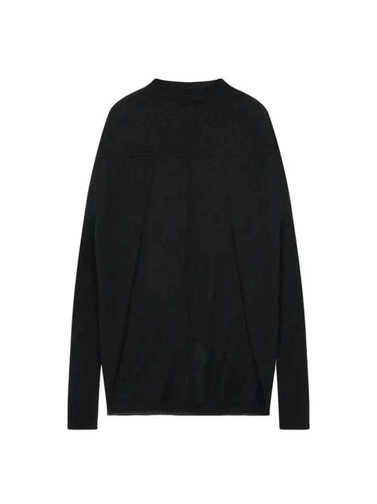 WOMEN Crater Wool Sweater Black 271748 - RICK OWENS - BALAAN 1