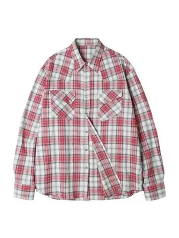 03s plaid western shirt red - KND - BALAAN 1